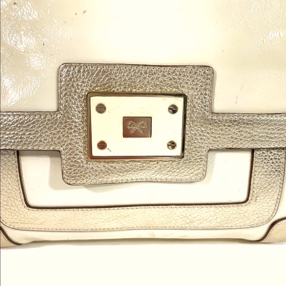 ANYA HINDMARCH “LAUTNER” Leather Shoulder Handbag - Picture 4 of 8
